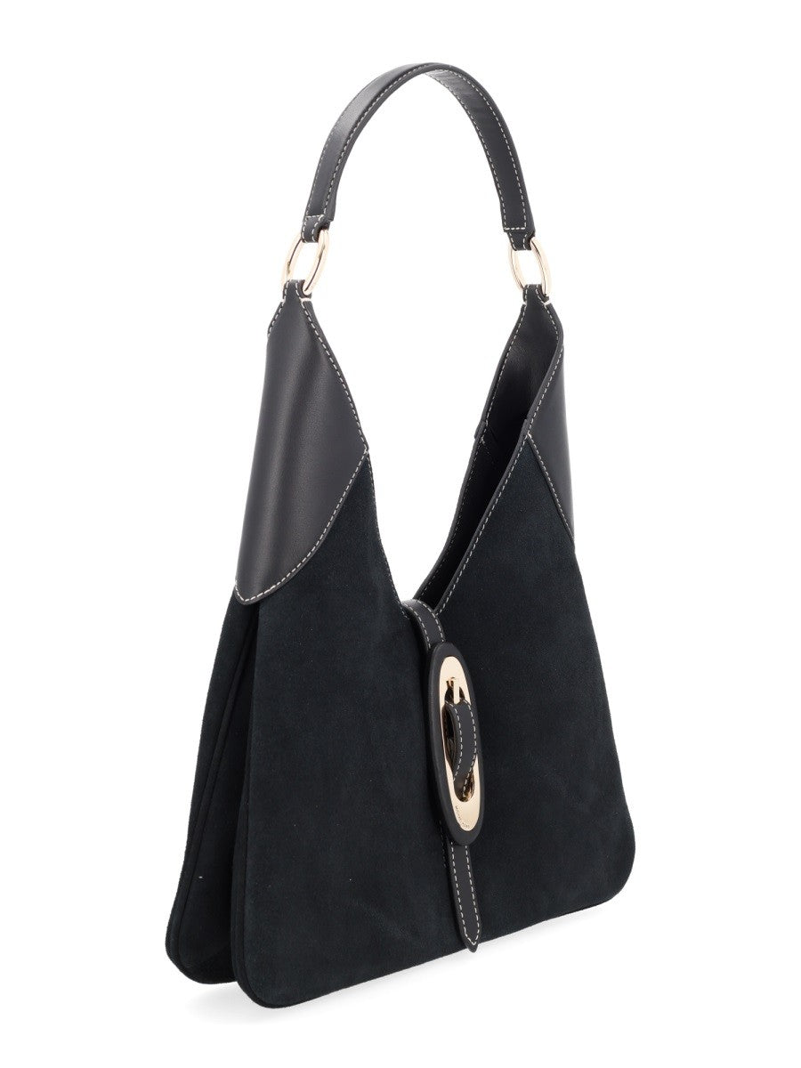 Michael Kors Women's Hobo Buckle Bag Black, view 3