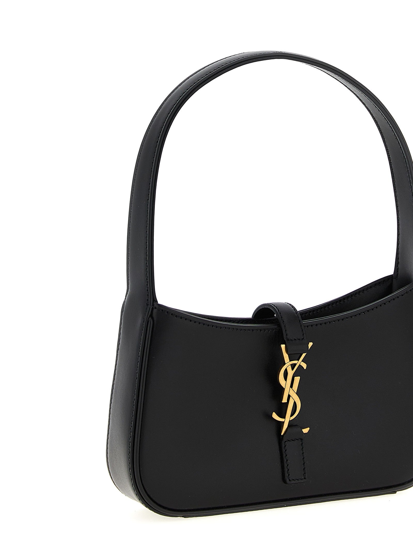 Saint Laurent Hobo Le À Mini Handbag Black