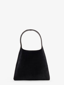 ALAÏA Women's Hobo Pony Skin Handbag Chocolat, view 2