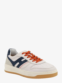 Hogan - Hogan H630 Leather Sneakers With Contrasting Monogram - Men’s Shoes