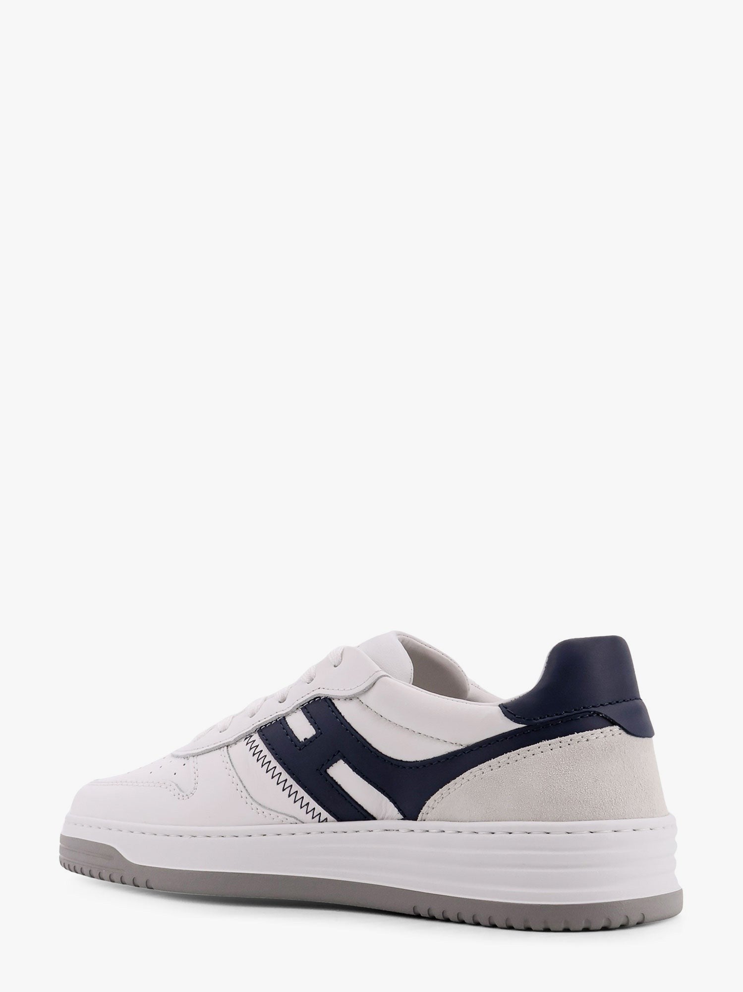 Hogan - Hogan H630 Leather Sneakers With Contrasting Monogram - Men’s Shoes