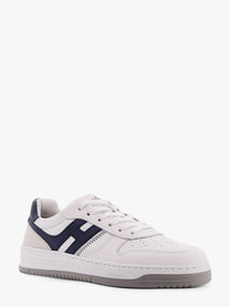 Hogan - Hogan H630 Leather Sneakers With Contrasting Monogram - Men’s Shoes