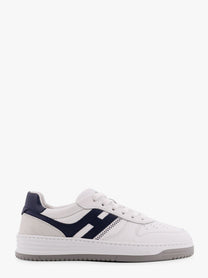 Hogan - Hogan H630 Leather Sneakers With Contrasting Monogram - Men’s Shoes