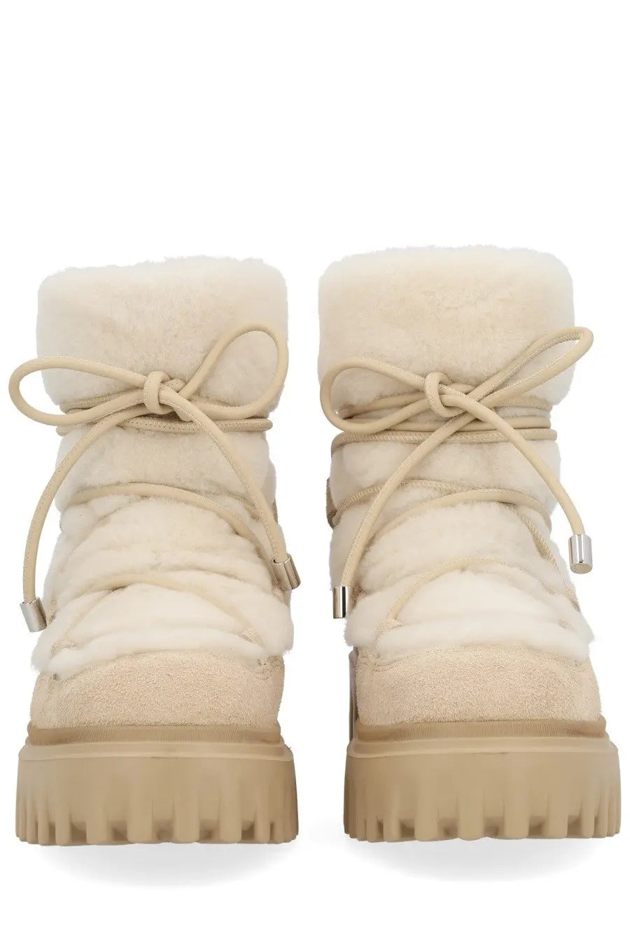 Hogan Women's Boot Ankle H700 Beige, view 5