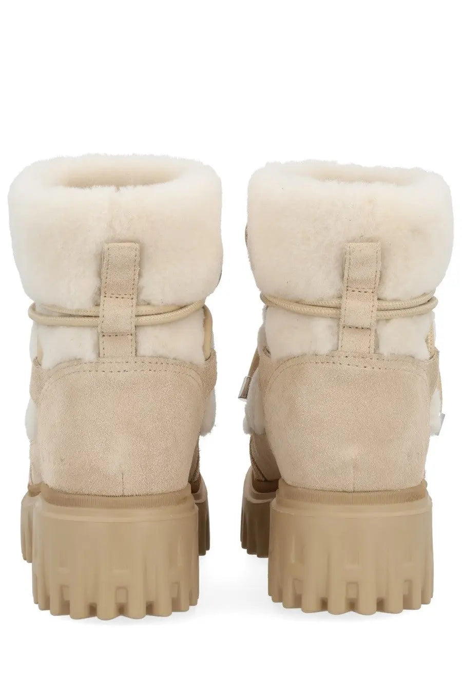 Hogan Women's Boot Ankle H700 Beige, view 3