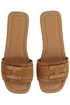 Hogan Women's Flat Sandals Brown, view 5