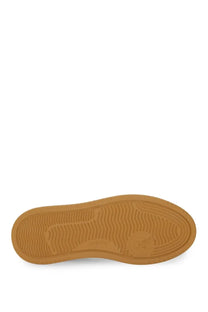 Tan rubber sole with wavy tread pattern of hogan women’s sneaker h630 white for casual wear