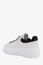 Hogan Women's Stripes Leather Sneakers White, view 3