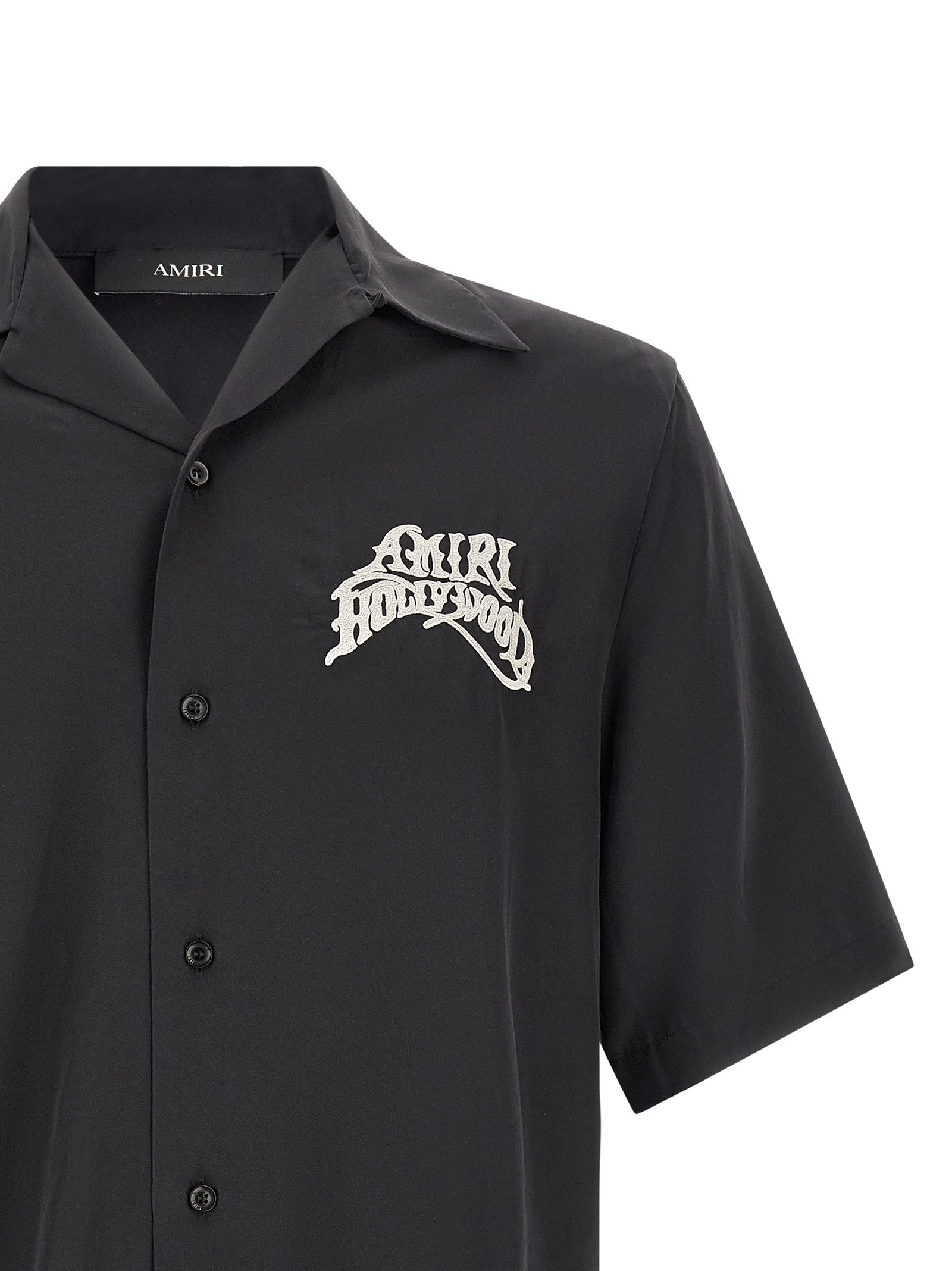 AMIRI Hollywood Embroidered Shirt Black