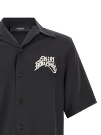 AMIRI Hollywood Embroidered Shirt Black