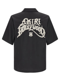 AMIRI Hollywood Embroidered Shirt Black