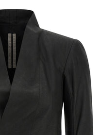 Rick Owens Hollywood Leather Jacket Black
