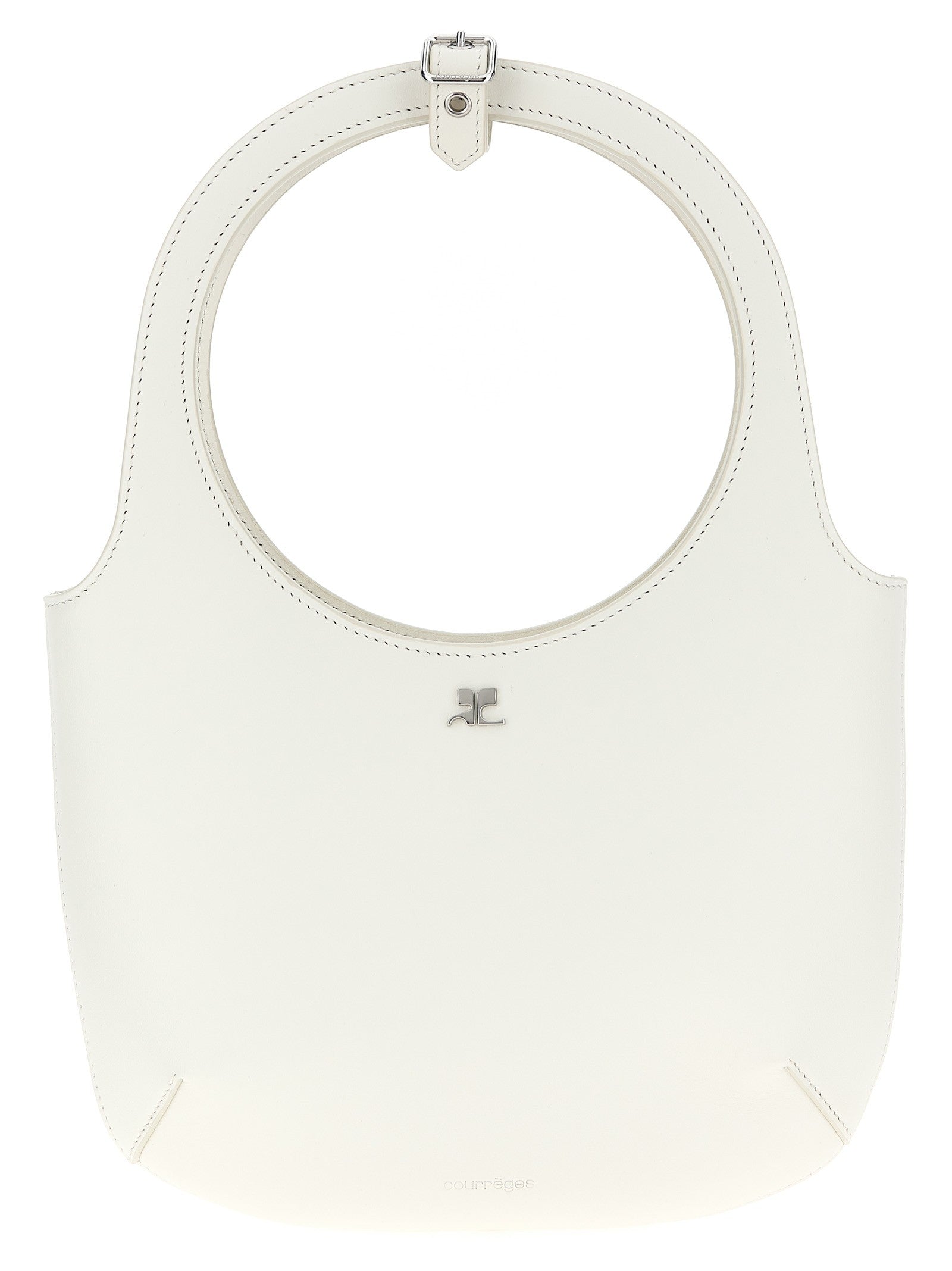 courrèges Holy Handbag White