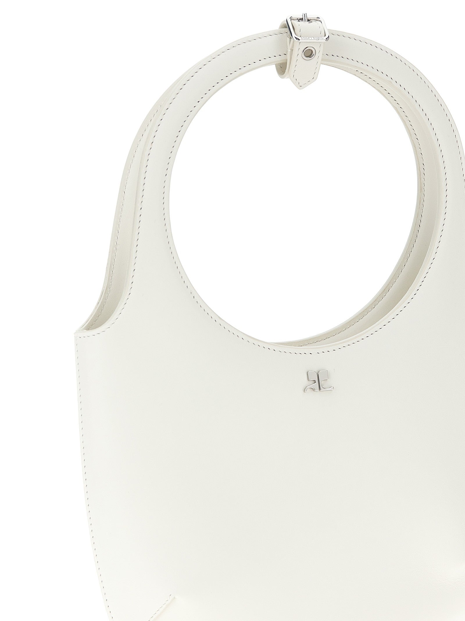 courrèges Holy Handbag White