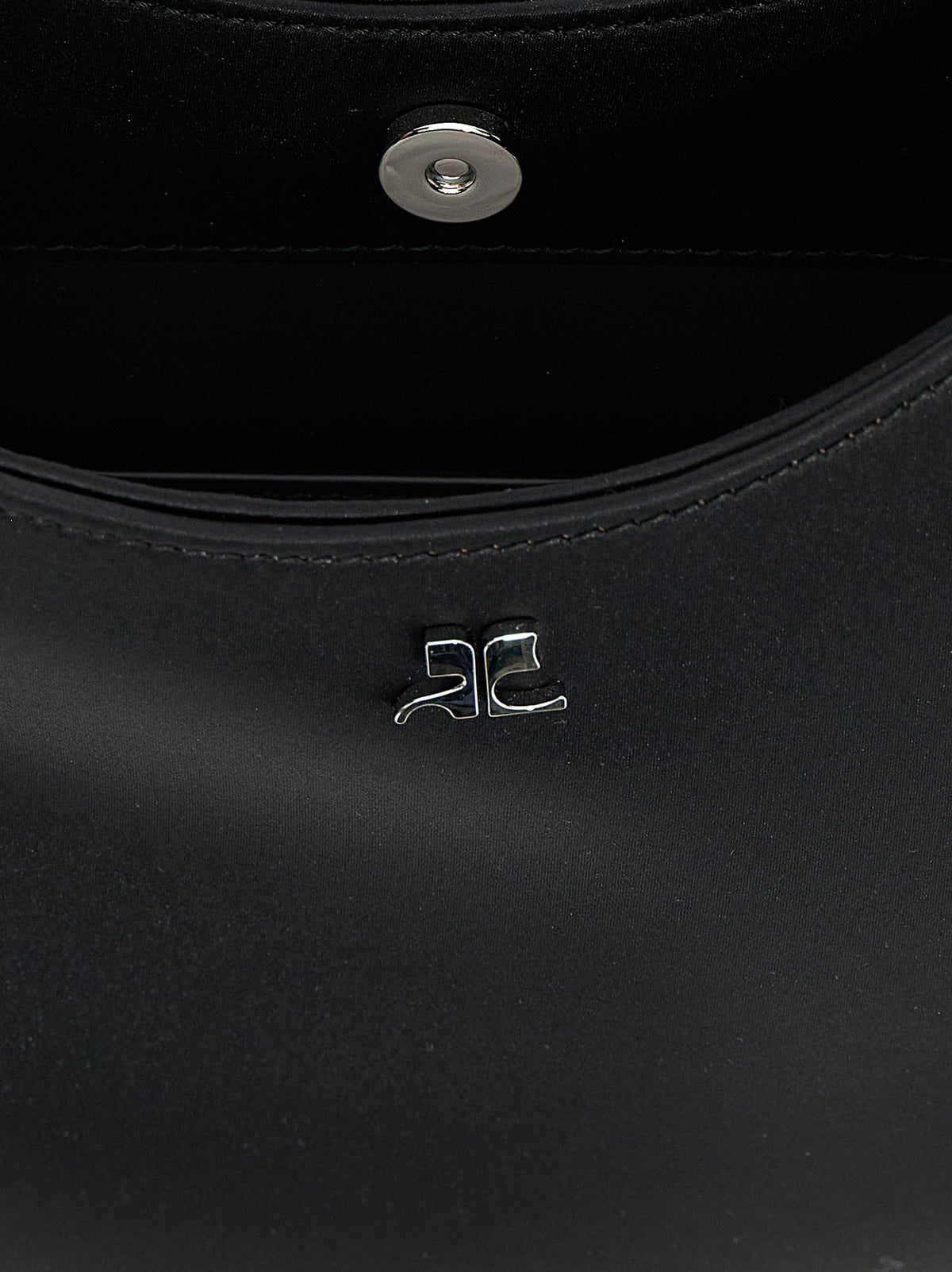 courrèges Holy Handbag Black, view 4