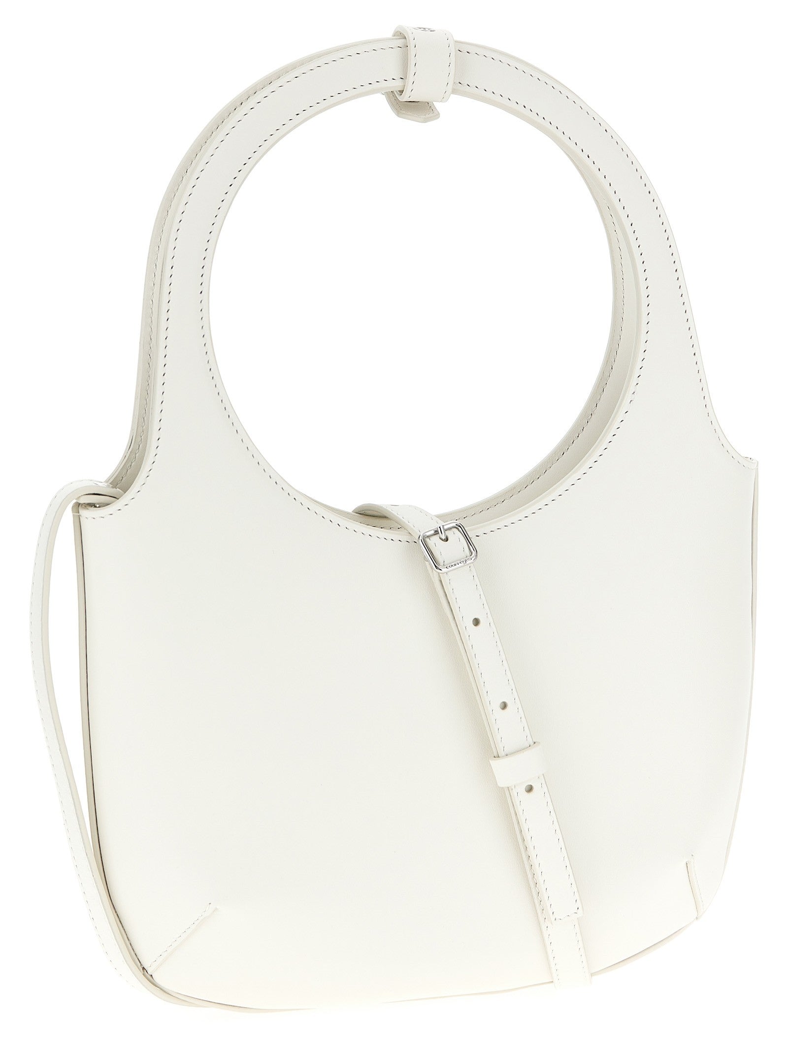 courrèges Holy Handbag White