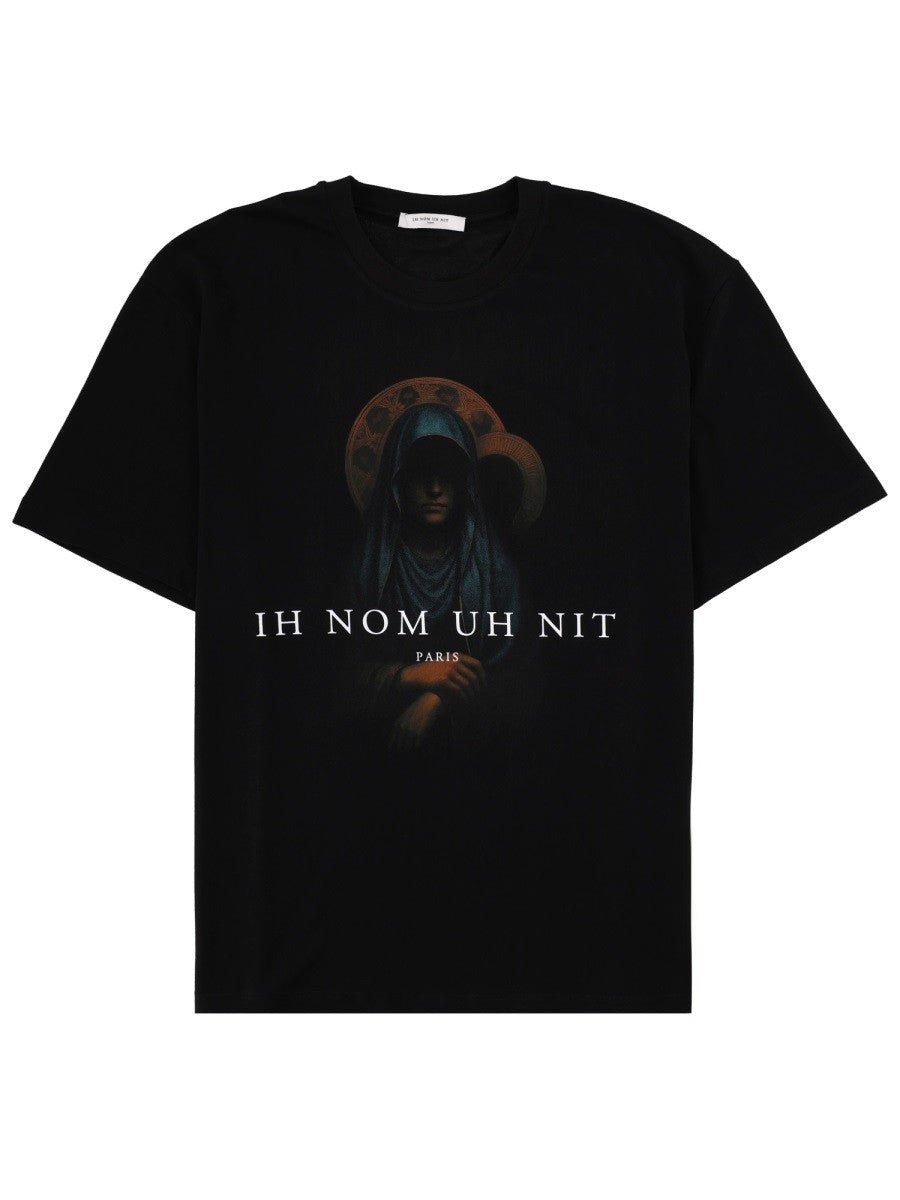 Ih Nom Uh Nit Men's Holy Mary Shirt Black