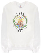 Casablanca Men's Home Way Sweatshirt White