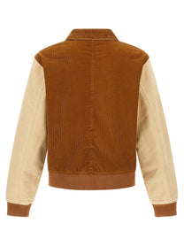 Wales Bonner Homecoming Bomber Jacket Brown