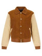 Wales Bonner Homecoming Bomber Jacket Brown