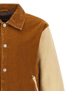 Wales Bonner Homecoming Bomber Jacket Brown, view 3