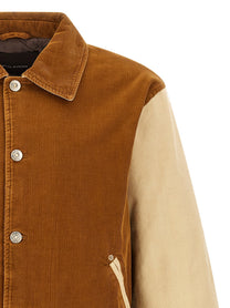 Wales Bonner Homecoming Bomber Jacket Brown