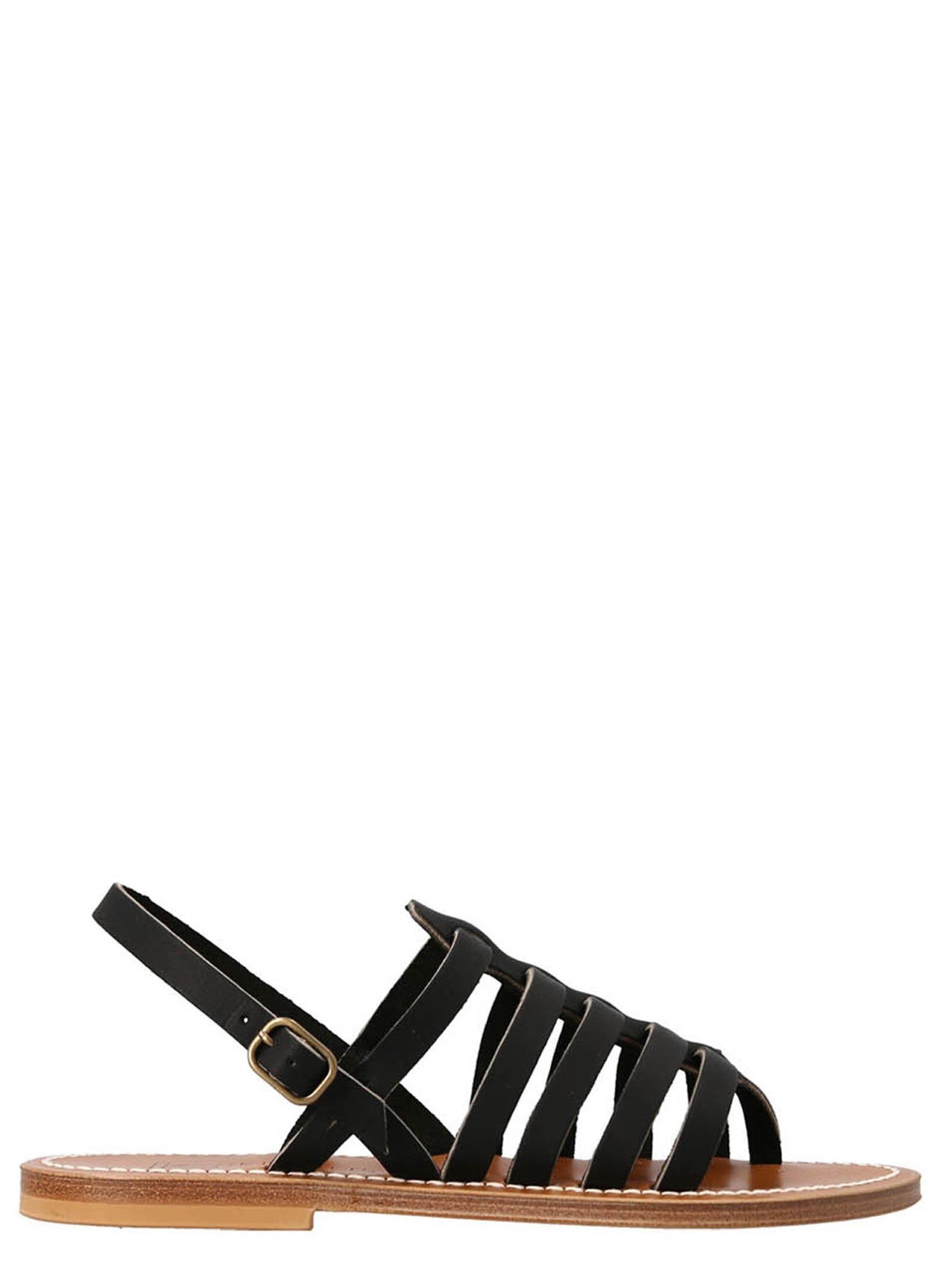 K.Jacques Saint Tropez Homere Sandals Black