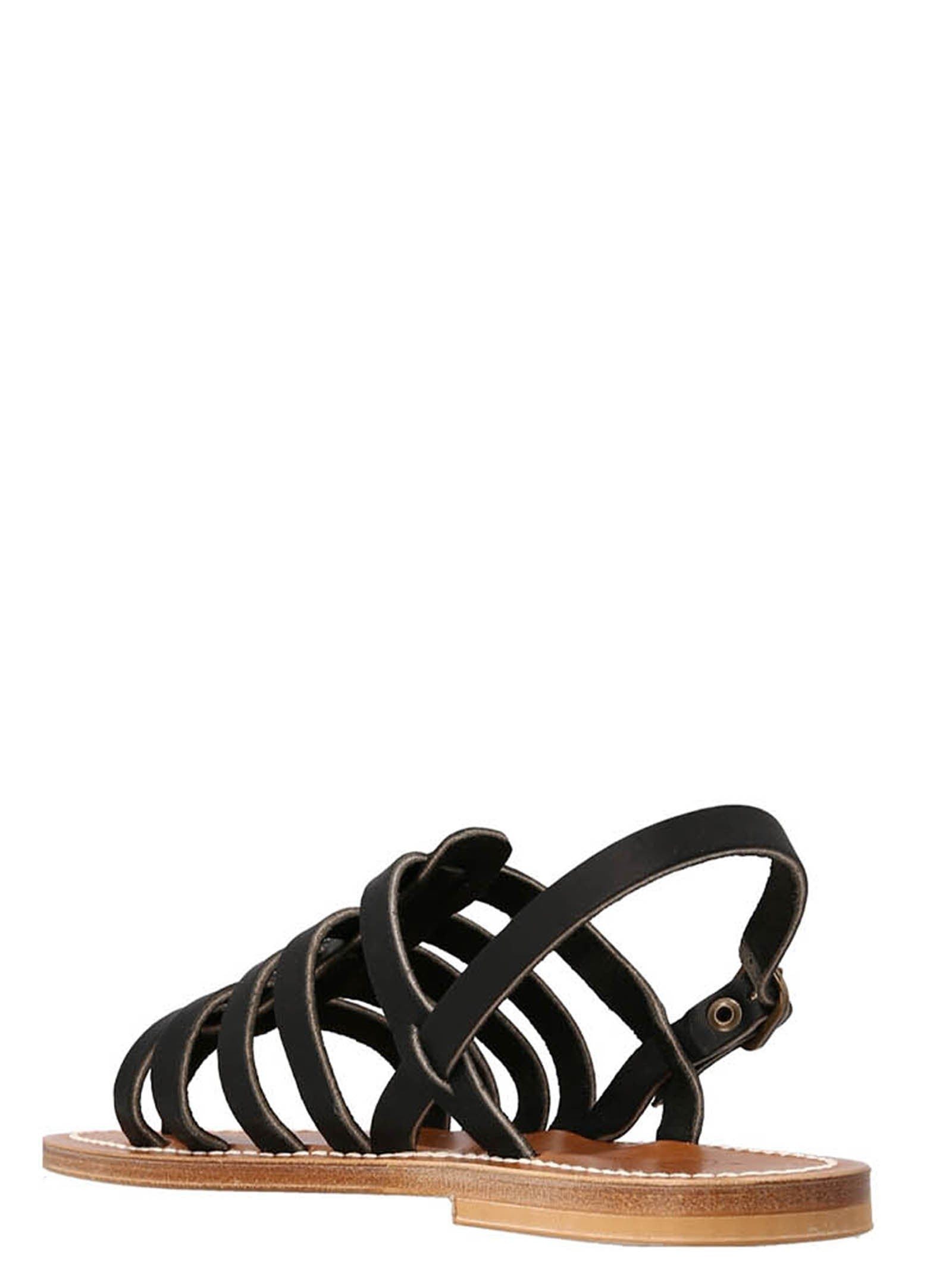 K.Jacques Saint Tropez Homere Sandals Black