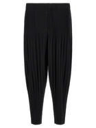 Homme Plissé Issey Miyake Black Color Pleats Pants Black