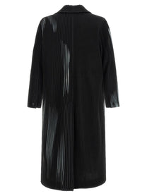 Homme Plissé Issey Miyake Black in the Shadow Coat Black, view 2