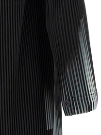 Homme Plissé Issey Miyake Black in the Shadow Coat Black, view 4
