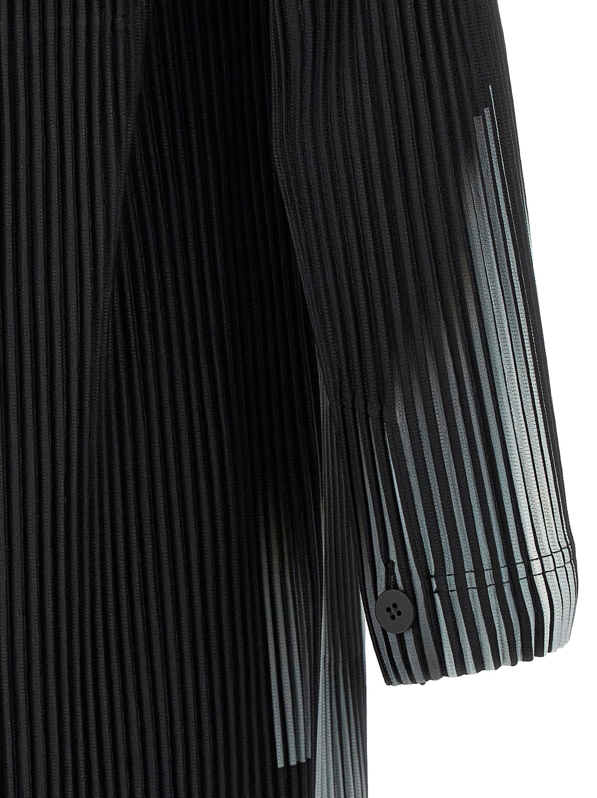 Homme Plissé Issey Miyake Black in the Shadow Coat Black, view 4
