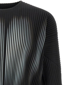 Homme Plissé Issey Miyake Black in the Shadow Shirt Black, view 3