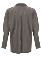 Homme Plissé Issey Miyake Grey Monthly Colors: October Shirt Grey, view 2