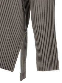 Homme Plissé Issey Miyake Grey Monthly Colors: October Shirt Grey, view 4