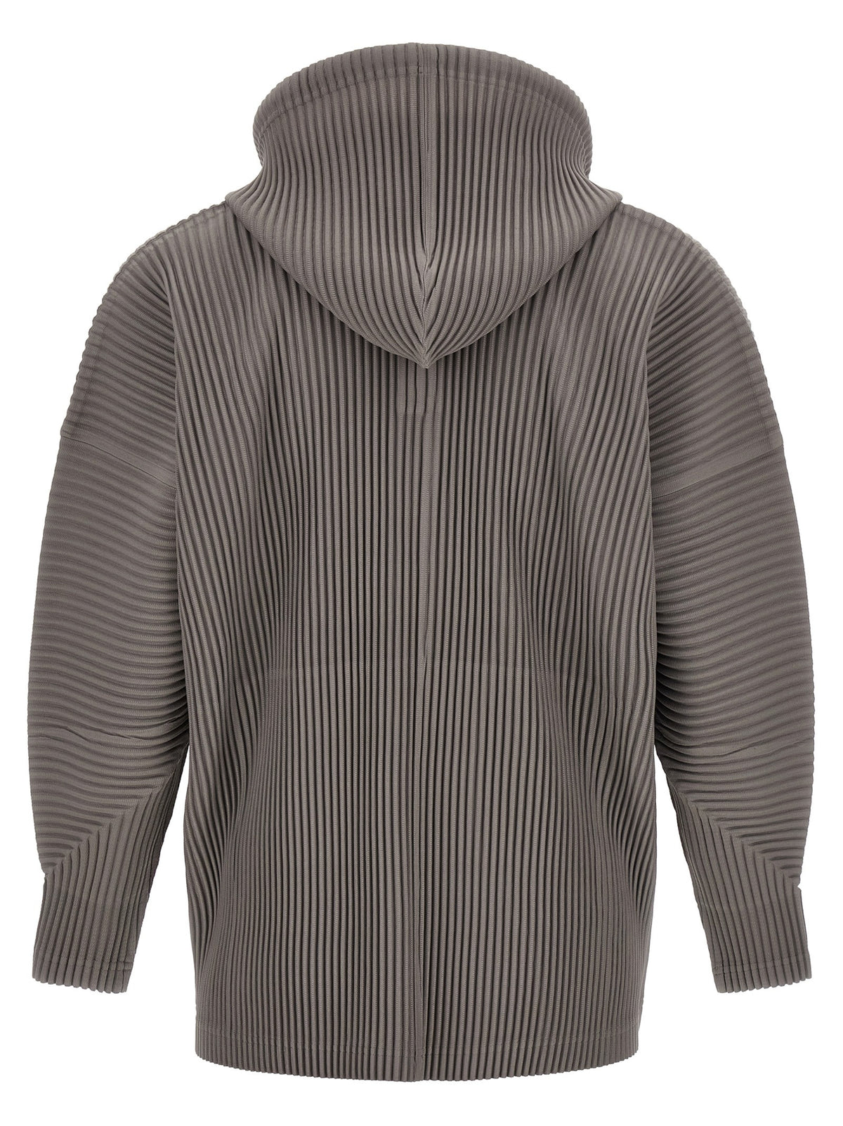 Homme Plissé Issey Miyake Grey Monthlycolors:october Hoodie Grey, view 2