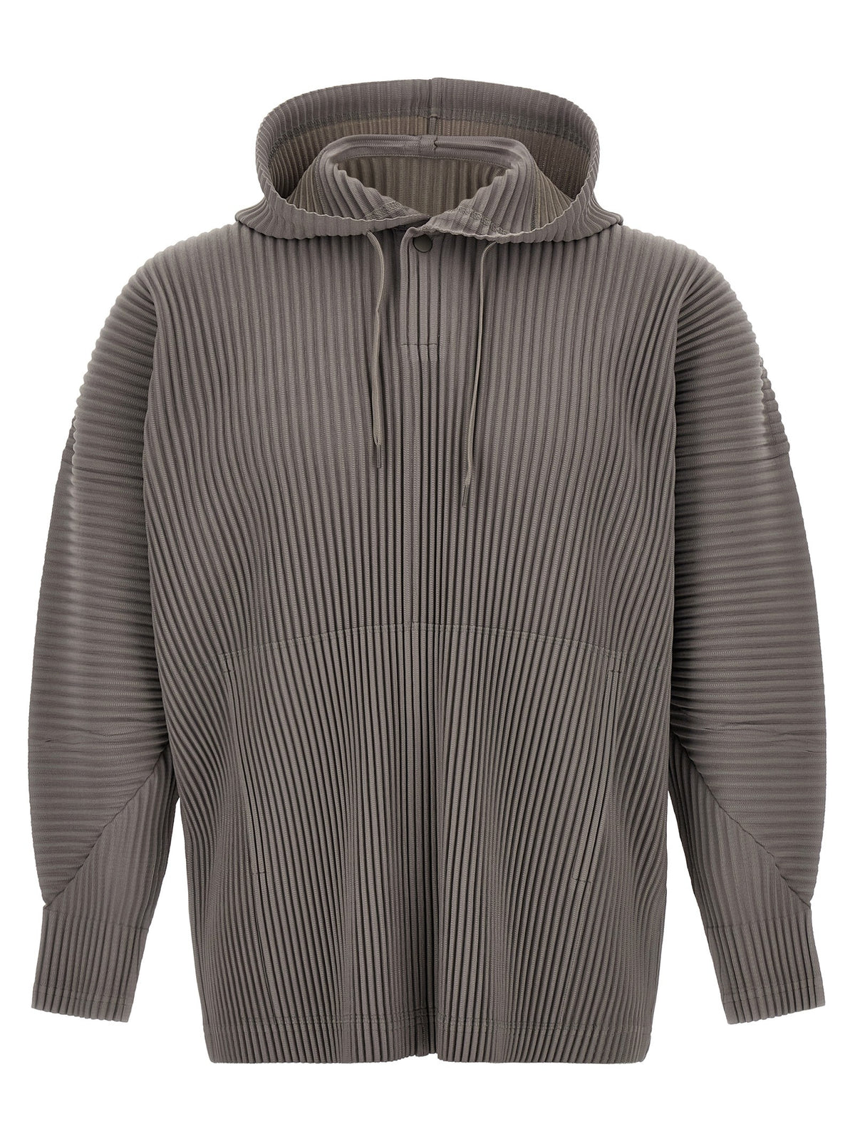 Homme Plissé Issey Miyake Grey Monthlycolors:october Hoodie Grey