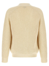 HUGO BOSS Honeycomb Cardigan Beige
