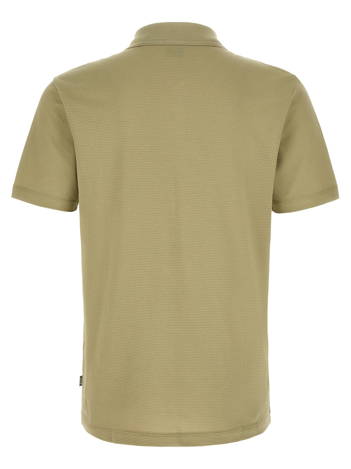 HUGO BOSS Honeycomb Polo Shirt Beige