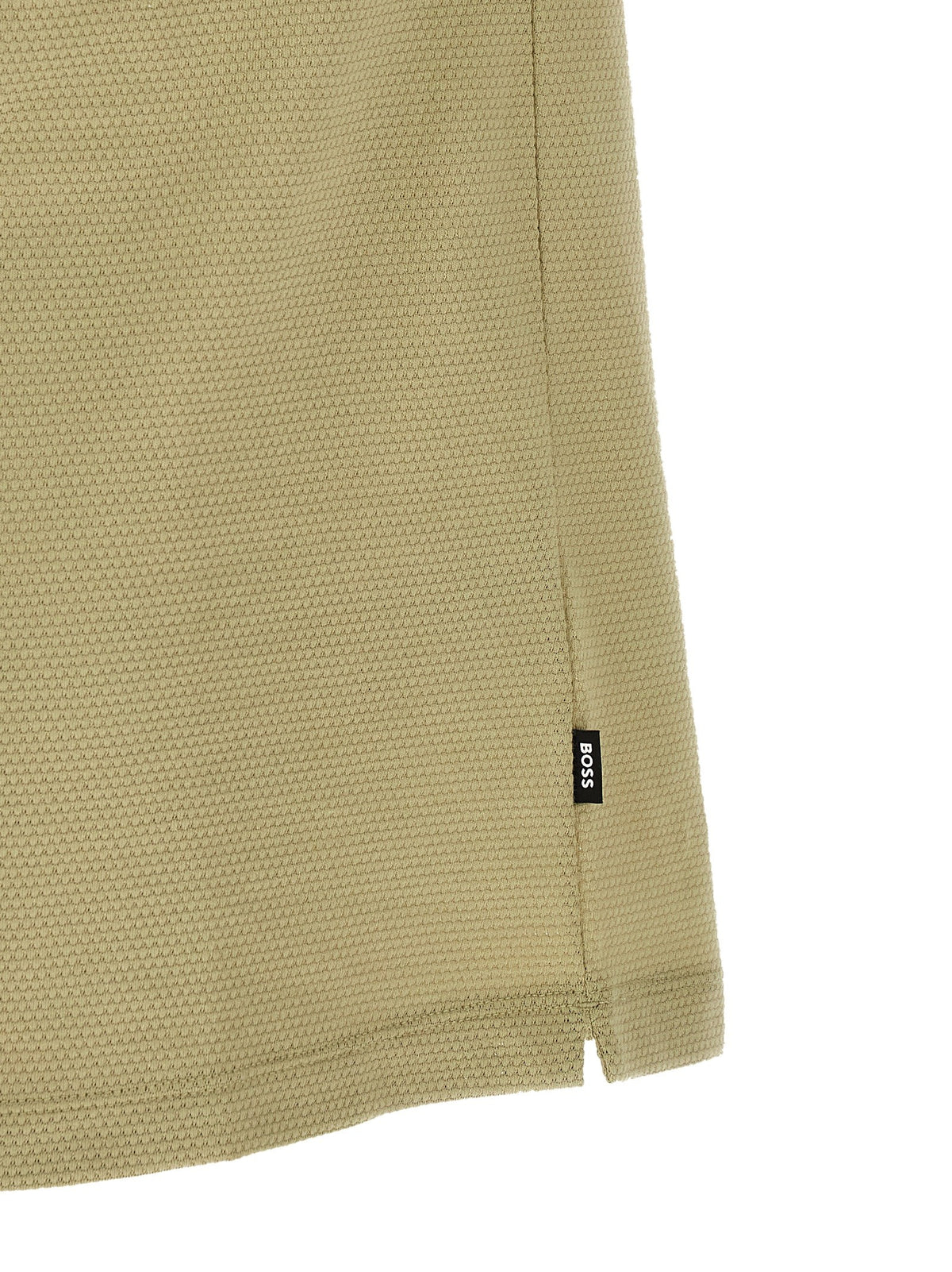 HUGO BOSS Honeycomb Polo Shirt Beige