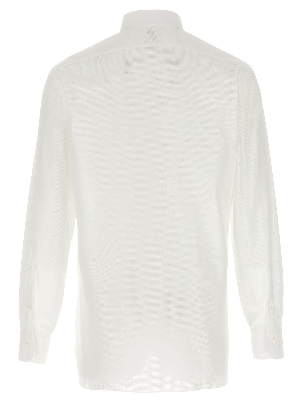Barba Honeycomb Shirt White