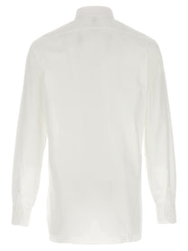 Barba Honeycomb Shirt White