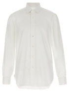 Barba Honeycomb Shirt White