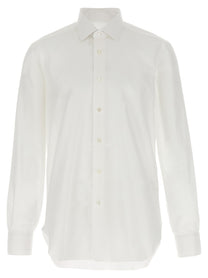 Barba Honeycomb Shirt White
