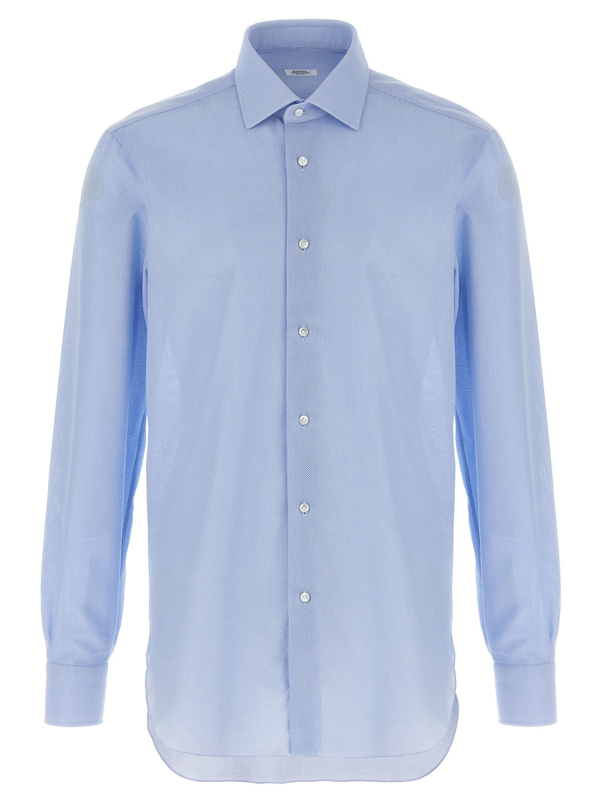 Barba Honeycomb Shirt Blue