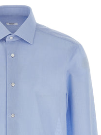 Barba Honeycomb Shirt Blue