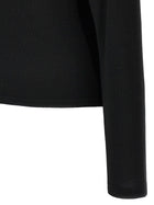 The Row Honna Top Sweater Black, view 4