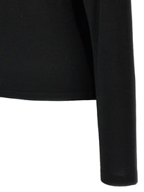 The Row Honna Top Sweater Black, view 4