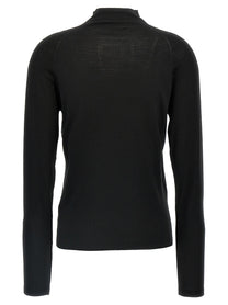 The Row Honna Top Sweater Black, view 2