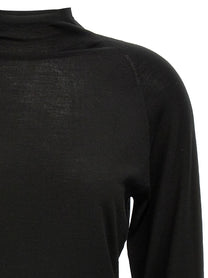 The Row Honna Top Sweater Black, view 3